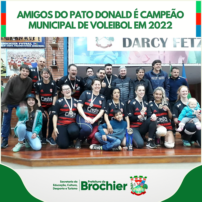 amigos-do-pato-donald-e-campeao-municipal-de-voleibol