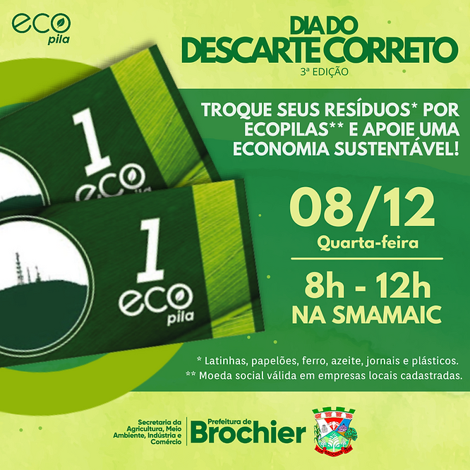 smamaic-anuncia-dia-do-descarte-correto-em-parceria-com-o-projeto-ecopila