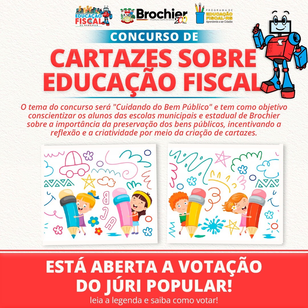 participe-da-votacao-do-concurso-de-cartazes-sobre-educacao-fiscal-de-brochier